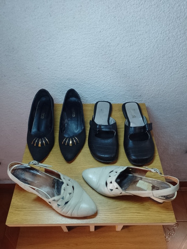 Zapatos De Mujer Varios 3 Pares Talle 35-38 P/uso