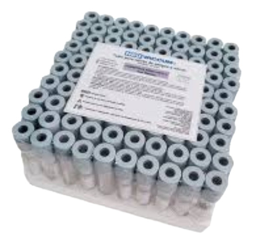 Microtubo Coleta Sangue Fluoreto De Sódio 0,5ml Com 100 Und