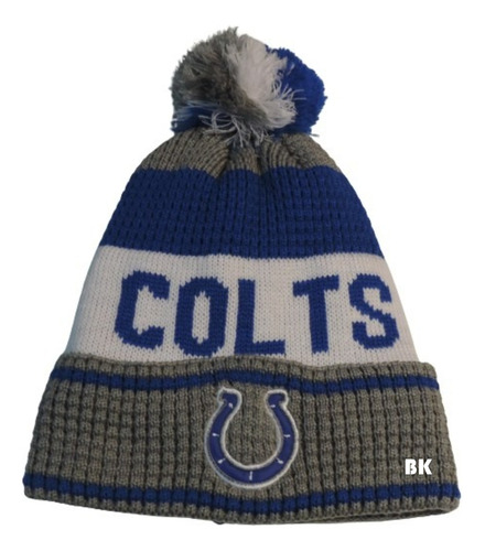 Indianapolis Colts Bonete Gorro Potros Americano Bk