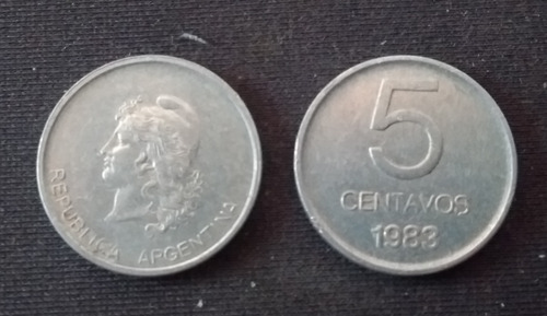 Moneda: Argentina 5 Centavos 1983