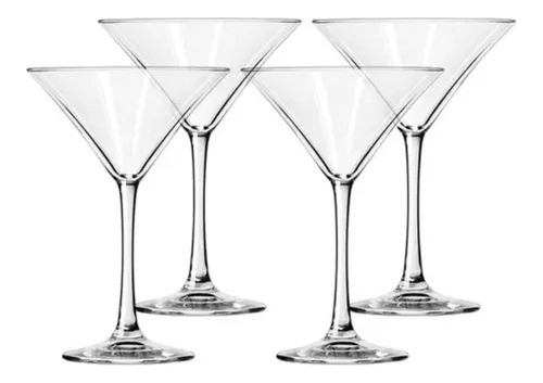 Set 4 Copas Cocktail Y Martini