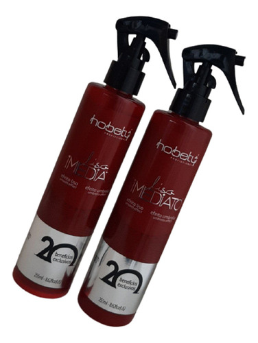 Kit 2 Liso Imediato 255ml Efeito Liso - Hobety