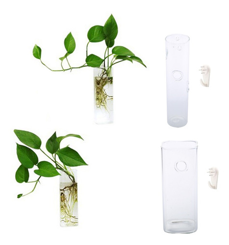 Florero Colgante Plantador De Vidrio Accesorios De