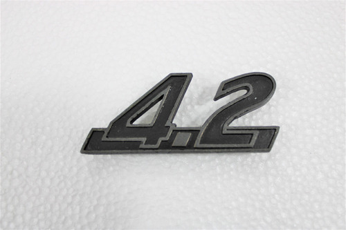Emblema 4.2 Motor Rambler Original Auto Clasico Metal