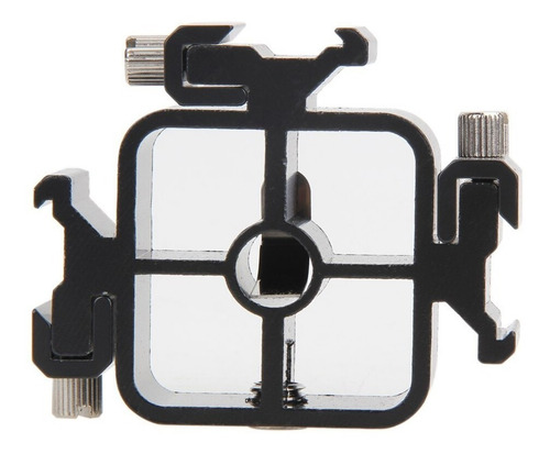 Zapata Bracket Triple 3 En 1 Soporte Para Flash Luz Led