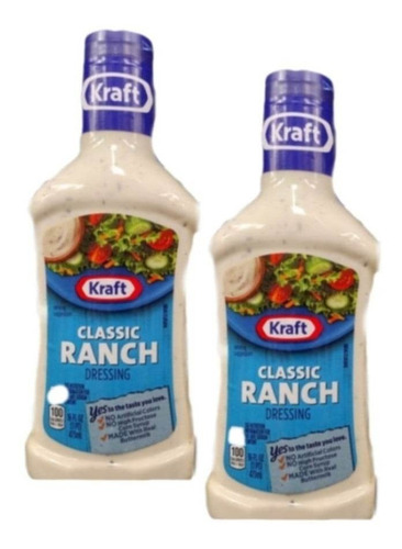 2x Kraft Classic Ranch Dressing / Aderezo Ranch / Ensalada