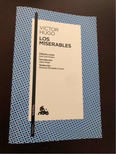 Libro Los Miserables - Austral - Víctor Hugo - Como Nuevo