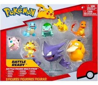 Pokémon Battle Figure Pack 8 Figuras - Jazwarez