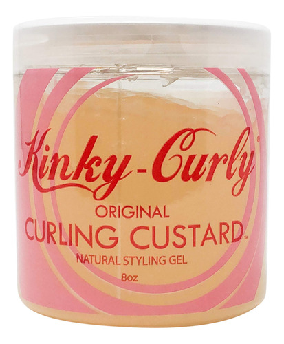 Gel Para Peinar Cabello Curling Custard De Kinky Curly