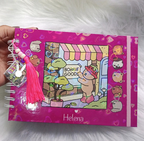 A Livro De Colorir Bobbie Goods 50 Folhas Personalizado Nome
