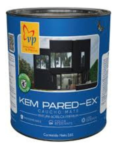 Pintura Blanco Exterior Galon Kem Paredex Vp 4252