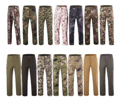 Pantalones Impermeables Soft Shell Hombres Trou Militar A Pr 