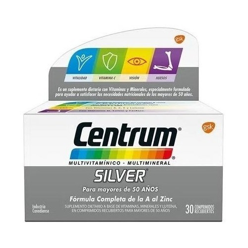 Suplemento Vitaminico Centrum Silver X 30 Comp