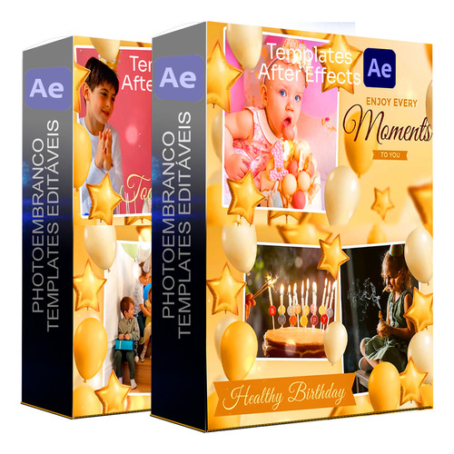 Template Editável After Effects Aniversário Infantil 3773