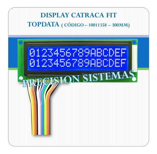 Display Lcd Catraca Fit Topdata - Visor Catraca Fit 3