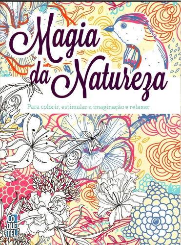 Livro De Pintura Para Adultos Antiestresse Terapia Natureza