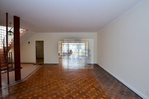 Sobrado Com 3 Dormitórios À Venda, 271 M² Por R$ 2.800.000,00 - Vila Nova Conceição - São Paulo/sp - So0574