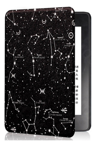 / Case Capa Kindle Basico Alça Couro Noite Estrelada J9g29r