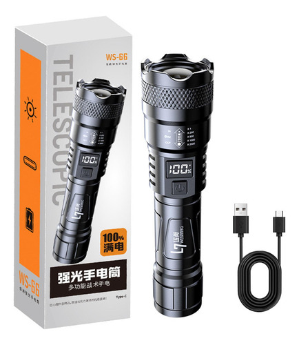 Linterna Led De 2 Led, Linterna Portátil Para Escalada