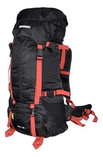 Mochila 60 Litros Waterdog Messner Trekking Con Varillas