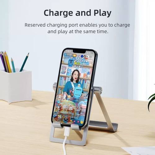 Suporte De Mesa Metal P/ Smartphones & Tablet Da Rock