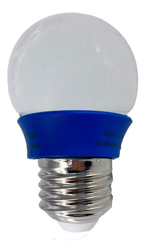 Lampada Bolinha G45 2w 127v Azul 127