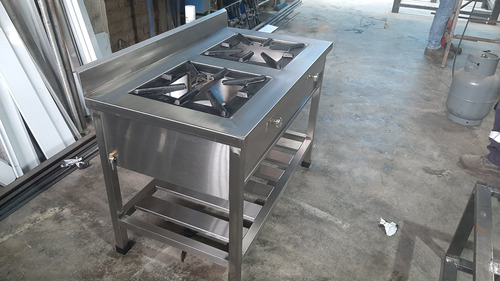 Cocina Industrial 02 Hornillas Myc Inox