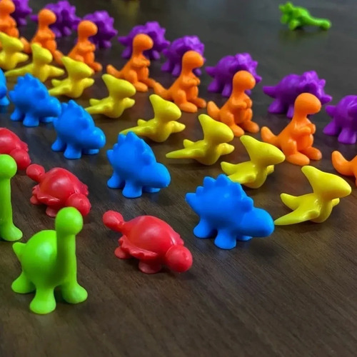 Imagen 2 de 2 de Figuras Para Contar De Dinosaurios Magnific 2307
