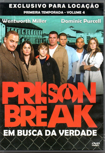 Dvd Prison Break Em Busca Da Verdade Vol.4 Da 1ª Temporada