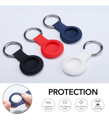 Imagen 2 de 6 de Funda Compatible Con Apple Airtags Para Llavero