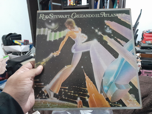 Lp Rod Stewart Cruzando El Atlántico En Acetato,long Play