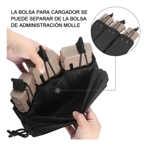 Revistero Táctico Triple Molle Para .223/5.56