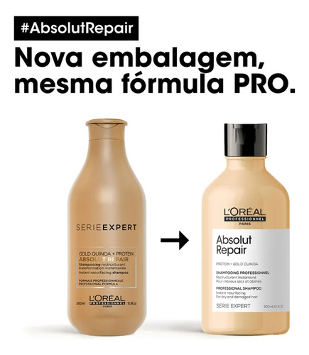 Shampoo Reparador L'oréal Com Quinoa E Protein