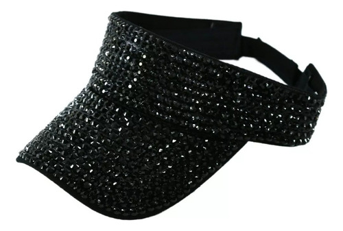 Hh Sombrero Para El Sol Ajustable Con Visera De Diamantes