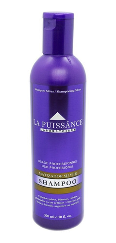 La Puissance Shampoo Matizador Silver Pelo Rubio X300ml 3 Ms