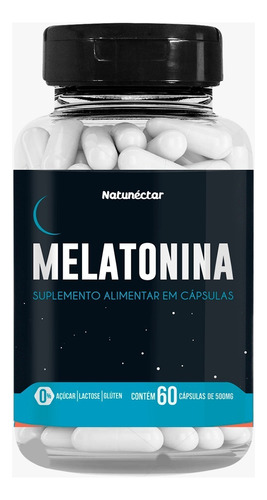 Melatonina 210mcg - 60 Cápsulas Natunéctar