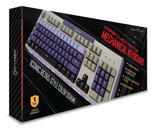Hyperkin Keyboard Mecánico Táctil Hyper Clack Para Mac