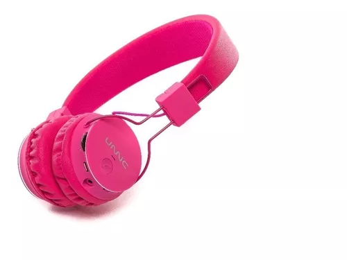 Auriculares inalámbricos con micrófono bluetooth MP3 Rosa