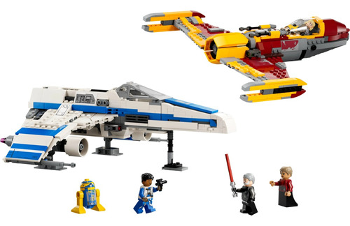 Lego E-wing Da Nova República Vs. Caça Estelar De Shin Hati