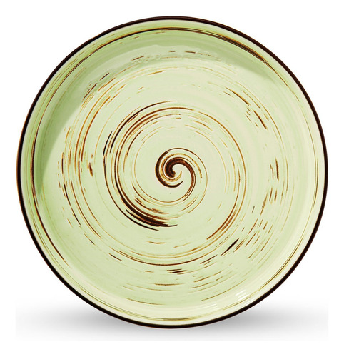 Plato 28cm Pistacho Spiral