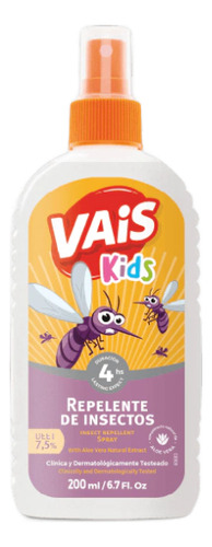 Repelente De Insectos Niños Kids Vais Spray Peet 7,5% Algabo