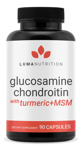 Luma Nutrition Glucosamina Condroitina Msm - Cúrcuma, Boswe