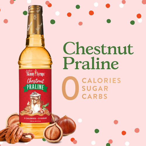 Jarabe Bebidas Praline Castañas Skinny Syrups Chestnut 750ml