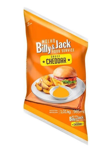 Molho Billy E Jack Cheddar 1 L Sache - Ki Sabor