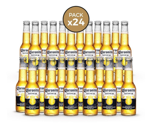 Cerveza Coronita 210 Ml Pack X 24 Unidades