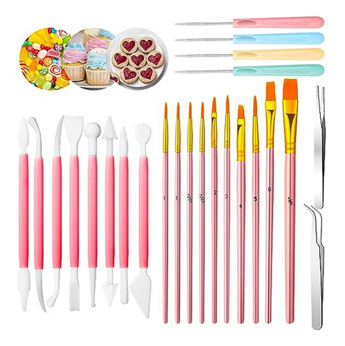 Set De Herramientas Para Decorar Galletas Y Pasteles Compati