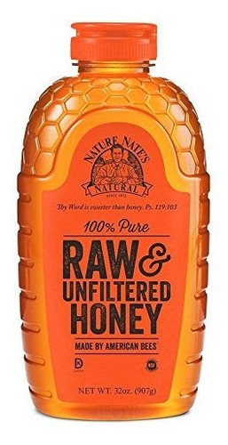 Nature Nate's 32oz (907g) Classic Honey