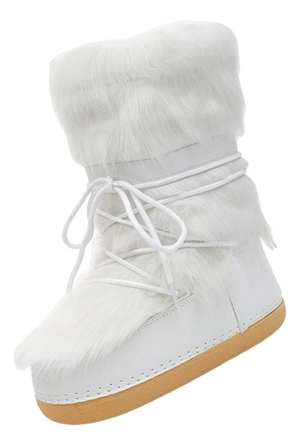 Botas De Nieve Para Mujer Suela Gruesa Estilo A 37-38