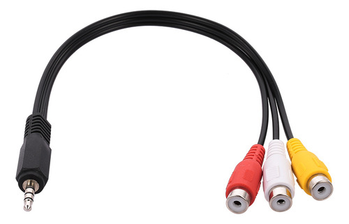 Cable Adaptador Jack De 3,5 Mm A Av De 3 A, Conectores Macho