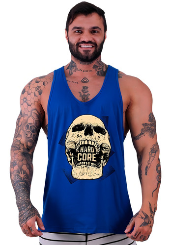 Regata Academia Cavada Masculina Musculação Treino Tank Mxd